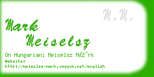 mark meiselsz business card